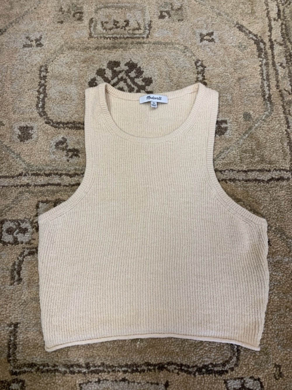 Madewell Cropped Sweater Tank